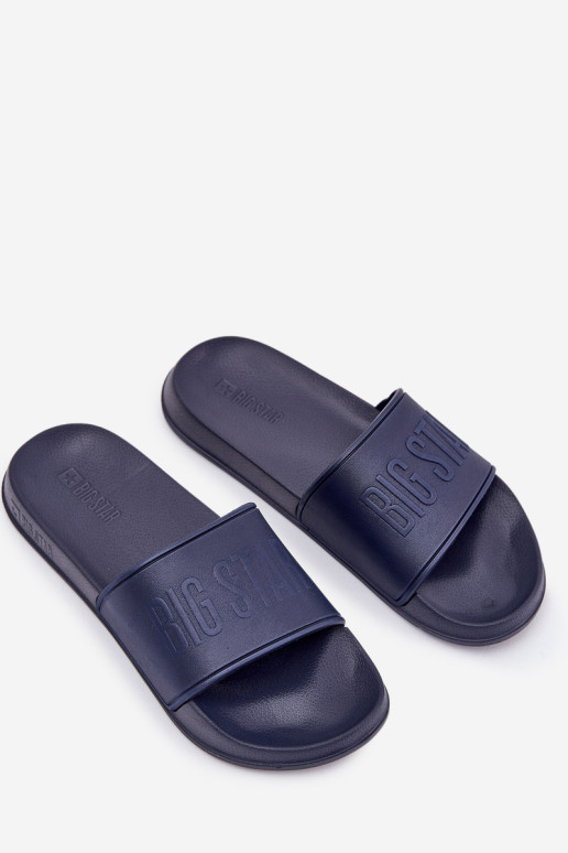Lengvos putplasčio vyriškos šlepetės Big Star MM174323 Navy