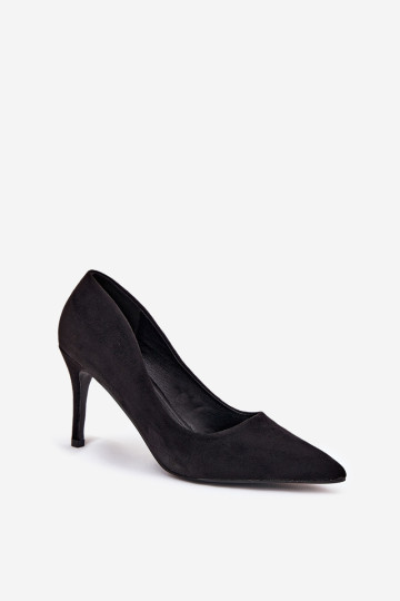 Juodi „Vannith Eco Suede“ aukštakulniai 2