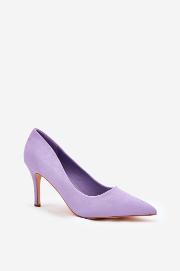 Eco Suede Pumps Purple Vannith 2