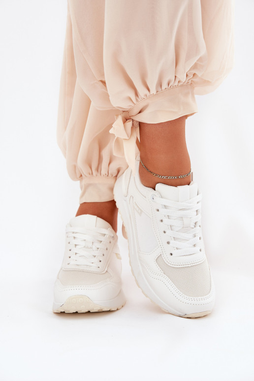 Moteriški balti sportiniai bateliai Laaksona