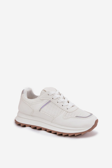 Moteriški sportiniai bateliai su platforma White Yandia 2