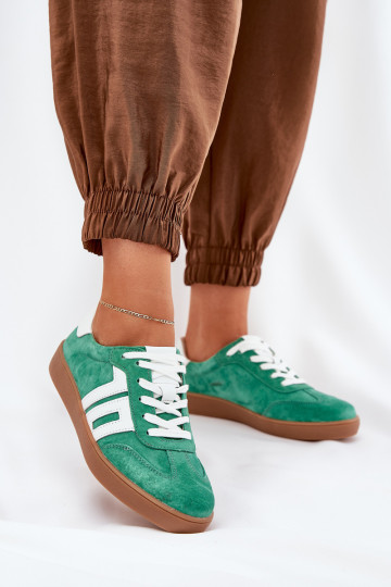 Sportiniai bateliai Zomšiniai Vinceza 79517 Žalia