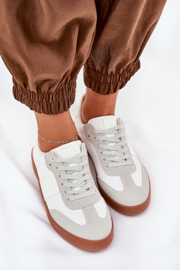 Big Star RR274371 moteriški sportbačiai baltai pilki