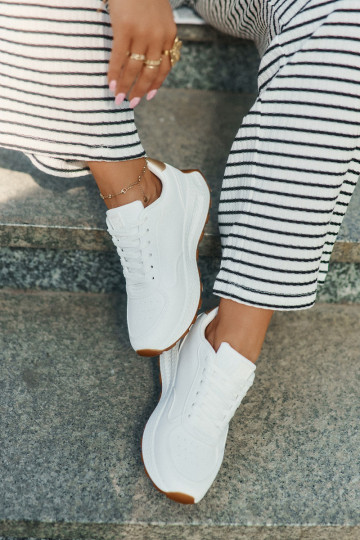 Lengvi moteriški sportiniai bateliai Big Star RR274629 HI-POLY SYSTEM balta 2