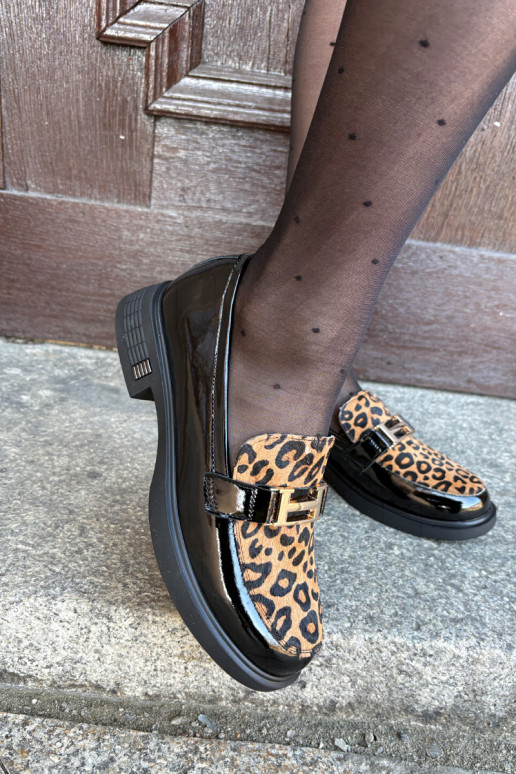 Vinceza 66790 juodos lakinės odos batai