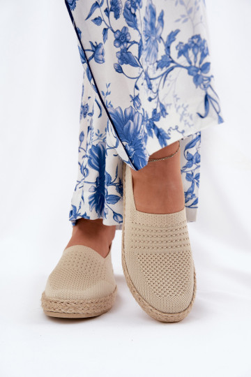 Moteriškos espadrilės su pynėmis Vinceza 13624 Beige