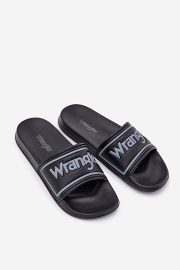 Vyriškos šlepetės WRANGLER AVERELL SLIDER MEN LOW 20251042.25Y juodos 2