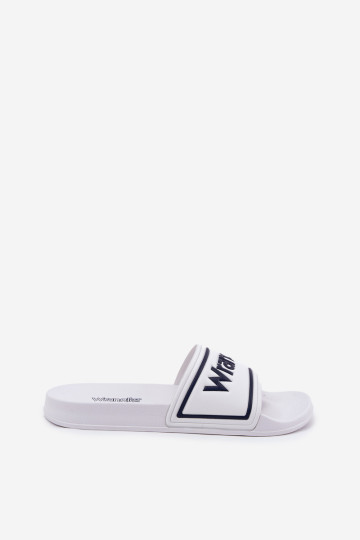 Vyriškos šlepetės WRANGLER AVERELL SLIDER MEN LOW 20251042.1FG baltos spalvos