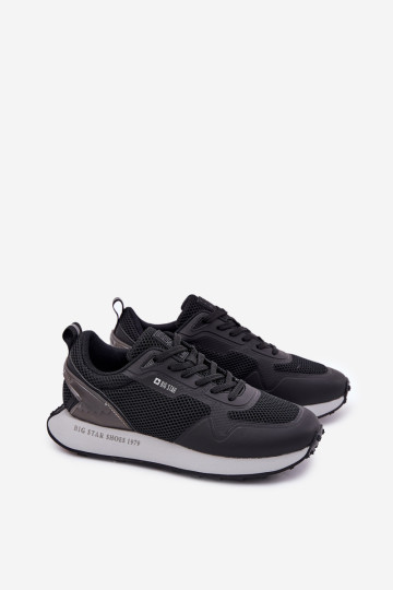 Vyriški sportbačiai ant platformos Big Star RR174361 Hi-Poly System juodi 2