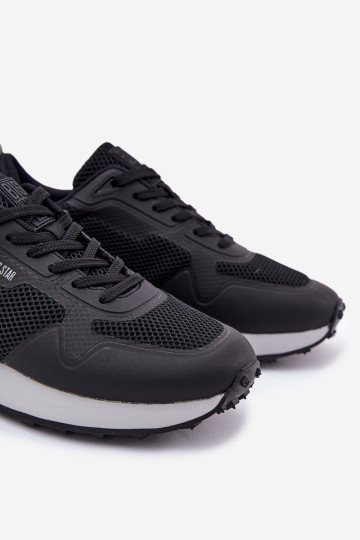 Vyriški sportbačiai ant platformos Big Star RR174361 Hi-Poly System juodi