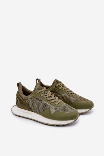Vyriški sportbačiai ant platformos Big Star RR174360 Hi-Poly System Khaki 2
