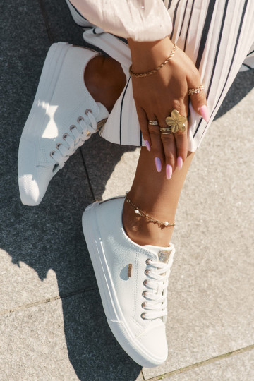 Moteriški sportbačiai Eco Leather Big Star RR274748 Balti