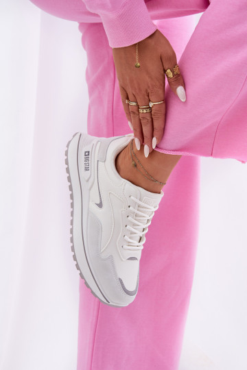 Moteriški sportbačiai Big Star RR274A213 HI-POLY SYSTEM balti