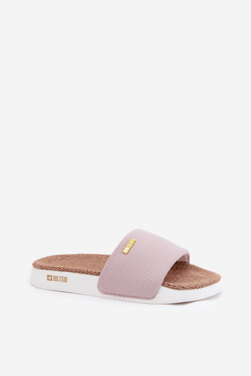 Moteriškos šlepetės Big Star RR274A105 šviesiai rožinė