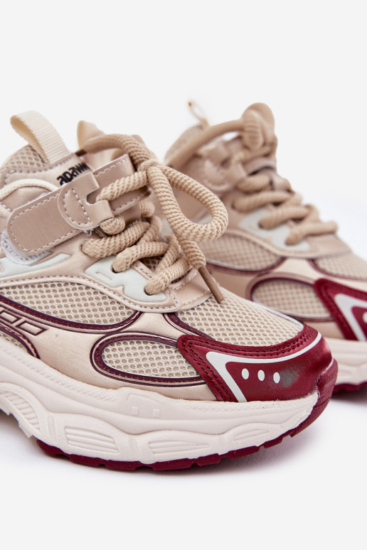 Vaikiški sportbačiai storais padais auksiniai Xairana