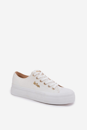 Moteriški sportbačiai ant platformos Lee Cooper LCW-25-02-3289 balti 2