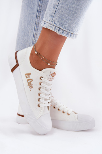 Lee Cooper moteriški drobiniai sportbačiai LCW-25-31-3428L balti 2