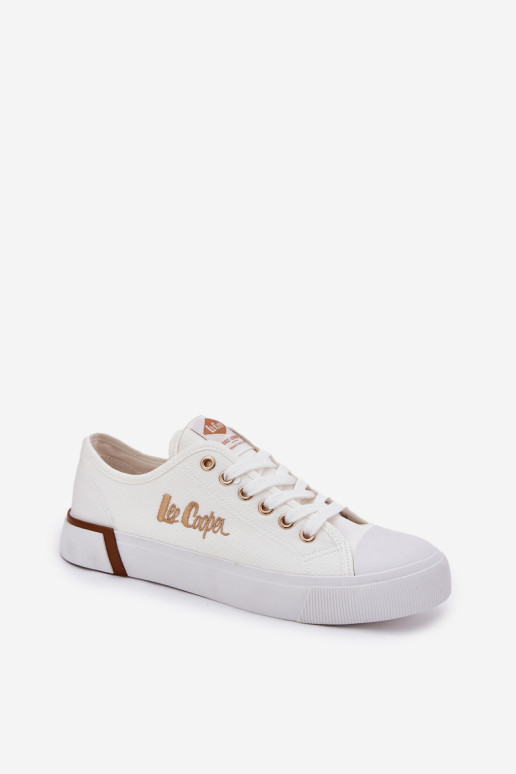 Lee Cooper moteriški drobiniai sportbačiai LCW-25-31-3428L balti