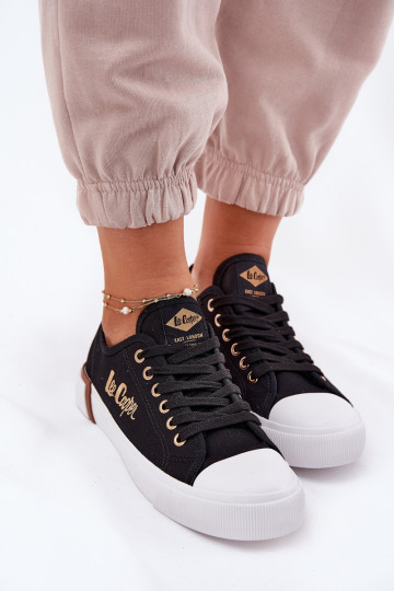 Lee Cooper moteriški drobiniai sportbačiai LCW-25-31-3427L juodi