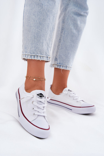 Lee Cooper moteriški drobiniai sportbačiai LCW-25-02-3296L balti