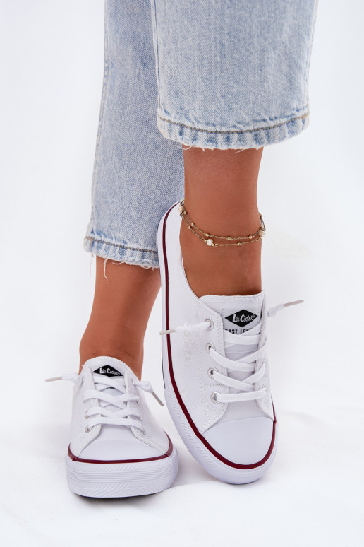 Lee Cooper moteriški drobiniai sportbačiai LCW-25-02-3296L balti