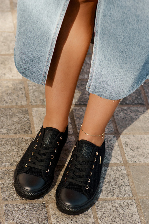 Big Star RR274765 juodi moteriški sportbačiai