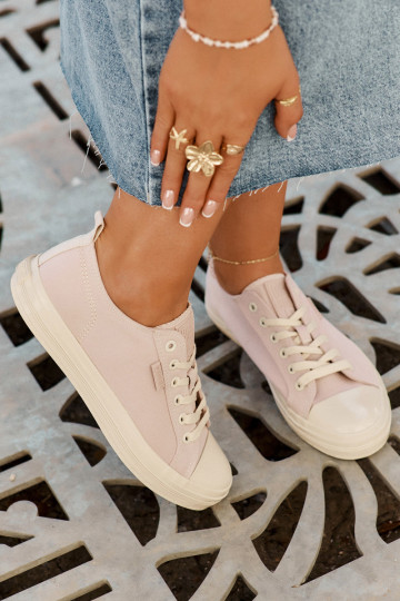 Big Star RR274732 Šviesiai rožiniai moteriški sportbačiai