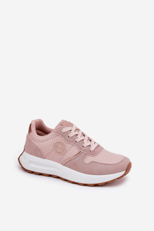 Moteriški sportbačiai ant platformos Big Star RR274489 Hi-Poly System Pink