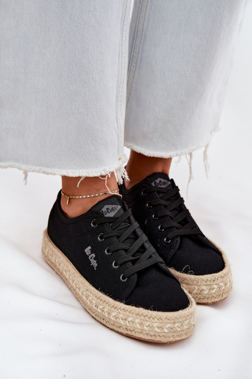 Lee Cooper LCW-25-44-3216 moteriški suvarstomi sportbačiai juodi