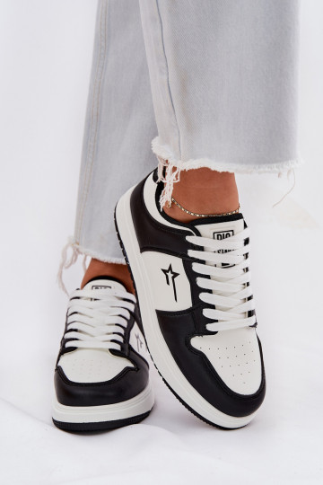 Big Star RR274A240 HI-POLY SYSTEM moteriški sportbačiai balti-juodi