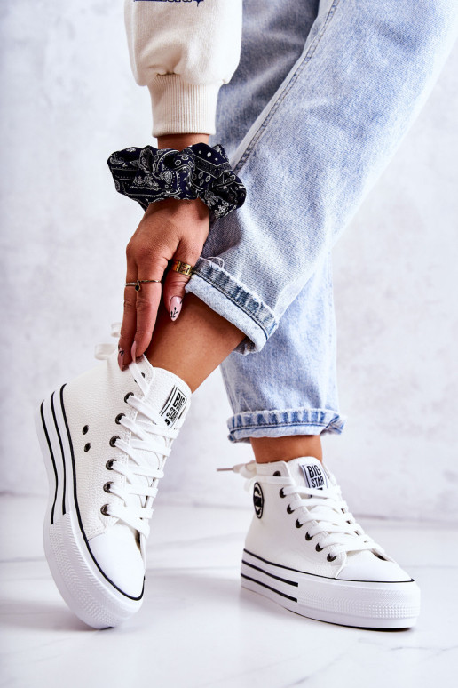 Moteriški sportbačiai Big Star balti 2