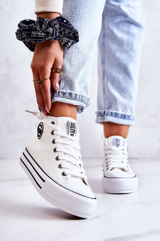 Moteriški sportbačiai Big Star balti