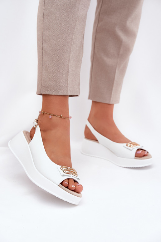 Odinės basutės S.Barski baltos