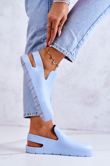 Madingi mėlyni guminiai klumpės Meriko