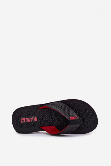 Vyriškos „Big Star“ šlepetės RR174441 juodos