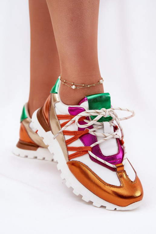 Artiker 56C1737 daugiaspalviai odiniai žemakulniai moteriški sportbačiai