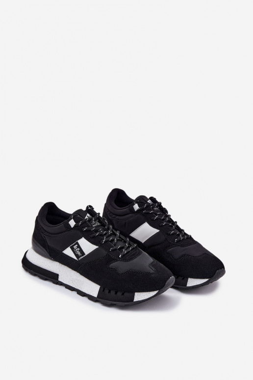 Lee Cooper vyriški platforminiai sportbačiai LCJ-25-03-3378M juodi