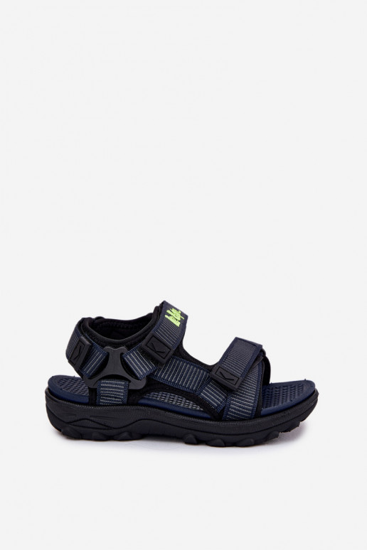 Lee Cooper vaikiškos basutės LCW-25-34-3569K tamsiai mėlynos