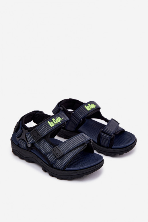 Lee Cooper vaikiškos basutės LCW-25-34-3569K tamsiai mėlynos
