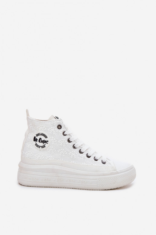 Lee Cooper moteriški sportbačiai su platforma LCW-25-44-3209L balti