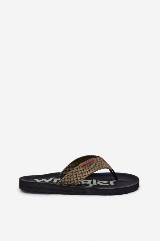 WRANGLER ZANE VYRIŠKI ŽEMI ŠLEPETĖS 20251044.20251044.57B Žalios