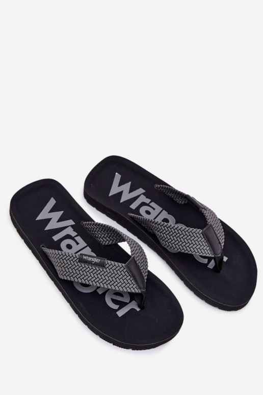 WRANGLER ZANE VYRIŠKI ŽEMI ŠLEPETĖS 20251044.20251044.10E Pilkos