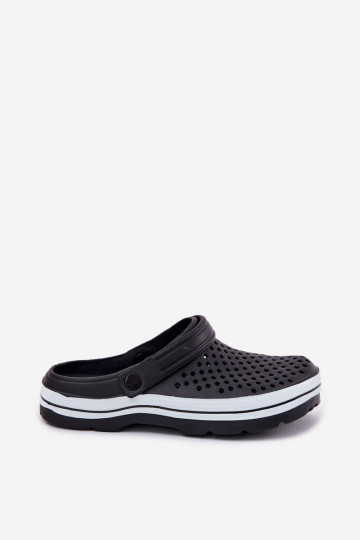 „Maravena“ vyriškos juodos putplasčio šlepetės