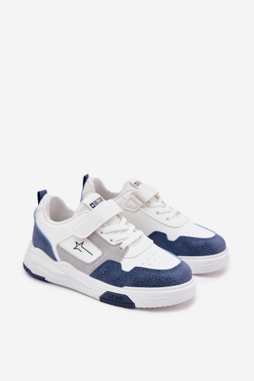 „Big Star RR374053“ lengvi vaikiški sportbačiai, balti ir mėlyni 2