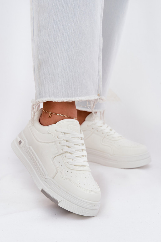 Big Star RR274A310 HI-POLY SYSTEM žemakulniai moteriški sportbačiai, balti