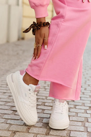 Moteriški platforminiai sportbačiai LEE EMMA WOMEN LOW 50251014.00L balti