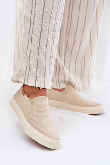 Moteriški užsegami sportbačiai Big Star RR274721 smėlio spalvos