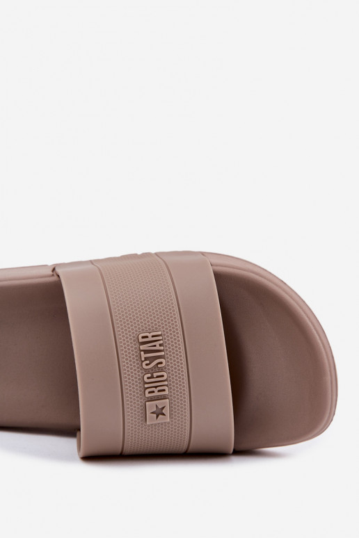 „Big Star“ RR174A048 vyriškos šlepetės smėlio spalvos