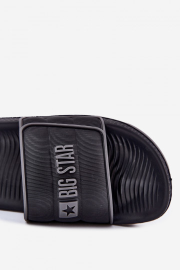 Vyriškos „Big Star“ šlepetės RR174A043 juodos