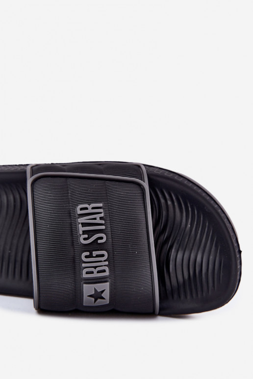 Vyriškos „Big Star“ šlepetės RR174A043 juodos